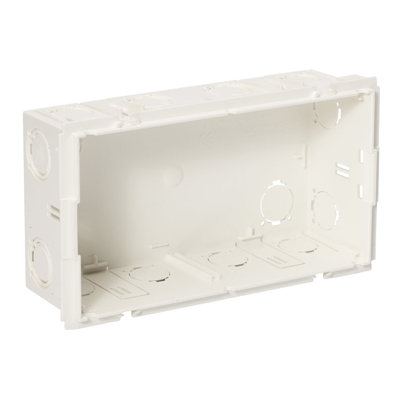Schneider Electric - Einbaudose für Geräteeinbaukanal Facheinbaudose 44mm 2Stück 5961035 14 Ausbrech 16mm − 10 Stück