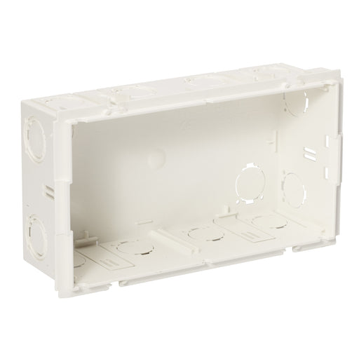 Schneider Electric - Einbaudose für Geräteeinbaukanal Facheinbaudose 44mm 2Stück 5961035 14 Ausbrech 16mm − 10 Stück