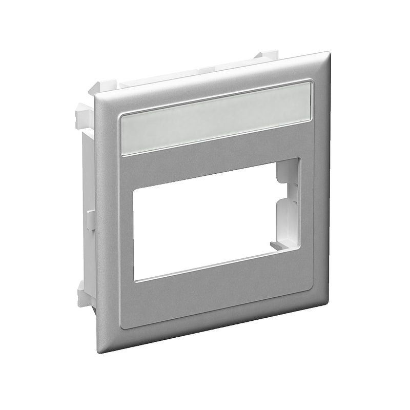 Schneider Electric - Einsatz/Abdeckung für Kommunikationstechnik Basissatz BK2 5970024 F80 Kanal flach