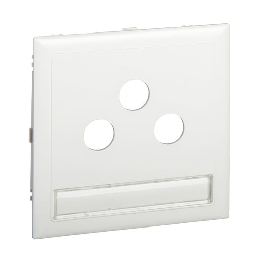 Schneider Electric - Einsatz/Abdeckung für Kommunikationstechnik Zentralplatte Antennen- 5970110 Steckdose 3-Loch