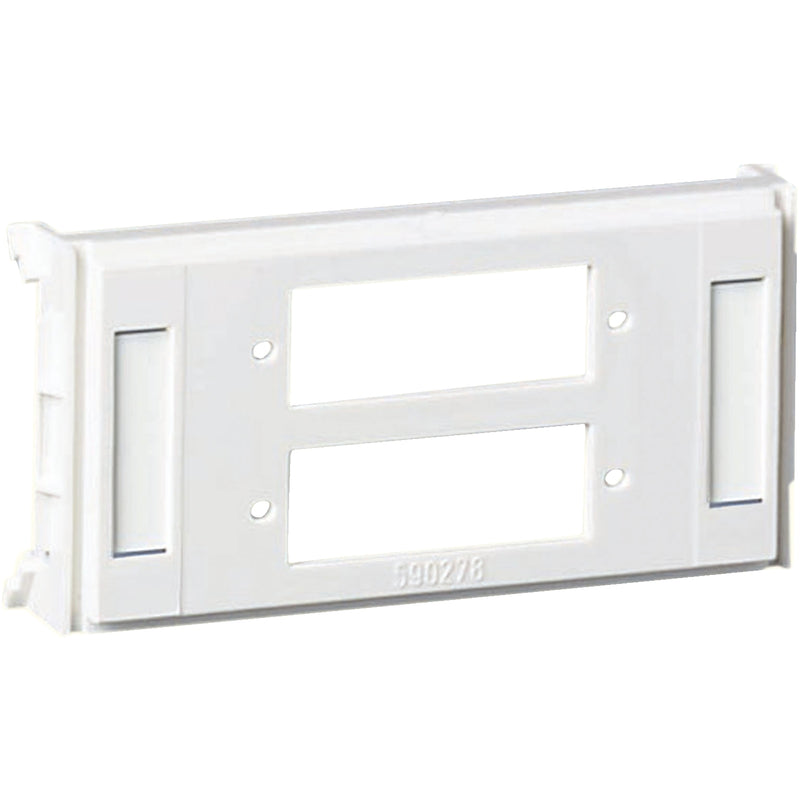 Schneider Electric - Einsatz/Abdeckung für Kommunikationstechnik Montageplatte CYB-DF 5971731 2xSC Duplex AMP weiß − 10 Stück