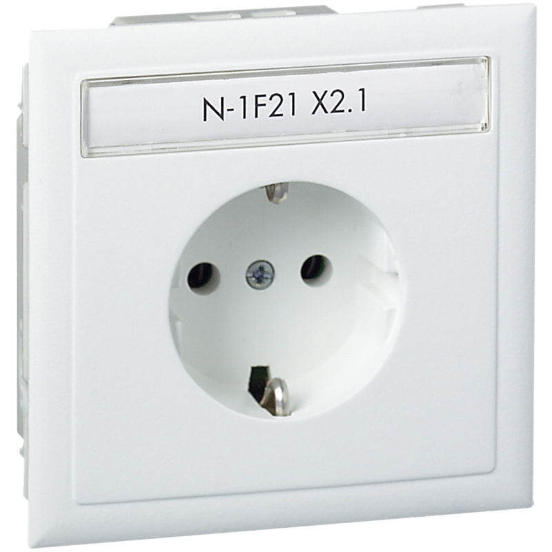 Schneider Electric - Steckdose Schutzsteckdose 1-fach 5975000 Dose weiß R9016