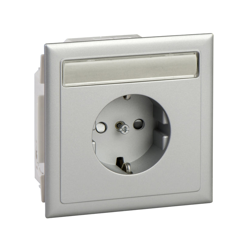 Schneider Electric - Steckdose Schutzsteckdose 1-fach 5975002 Einbaudose Alueffekt