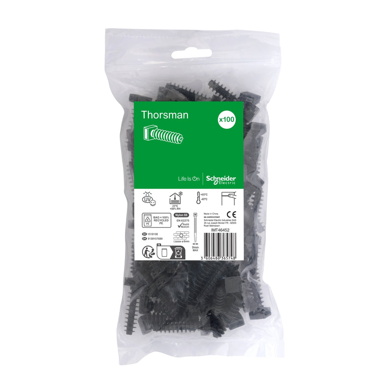 Schneider Electric - Befestigungssockel und -element für Kabelbinder Schraubsockel Kabelbinder IMT46452 B=max.9mm 100Stk