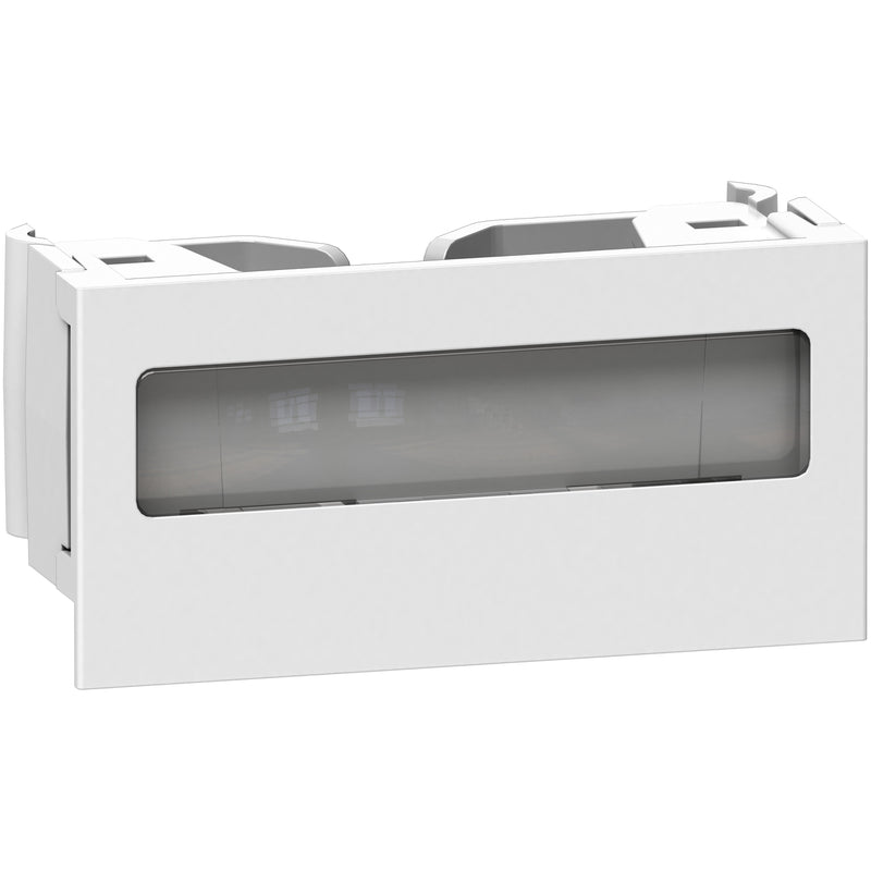 Schneider Electric - Bezeichnungsmaterial für Installationsschalterprogramme Unica Beschriftung weiß ISM10920P Schriftfeld Optiline − 10 Stück