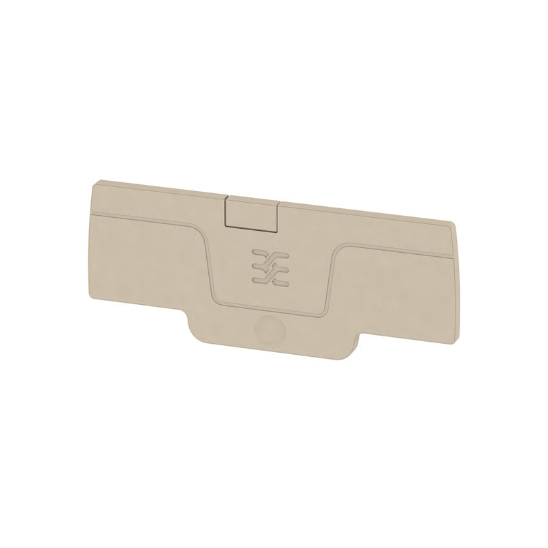 Weidmüller - Abschluss- und Zwischenplatte für Reihenklemme Abschlussplatte AEP 4C 1.5 beige − 50 Stück