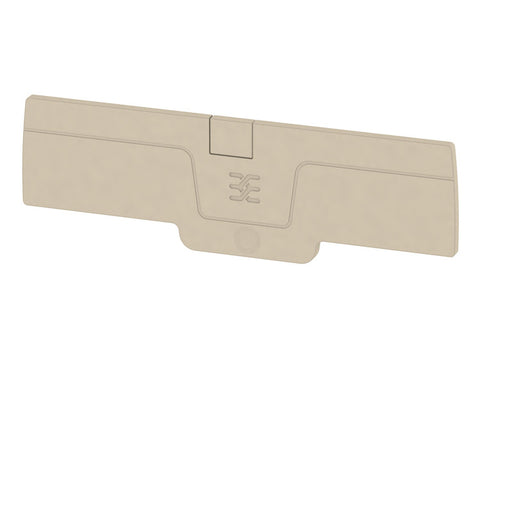 Weidmüller - Abschluss- und Zwischenplatte für Reihenklemme Abschlussplatte AEP DT 2.5 4C beige − 50 Stück