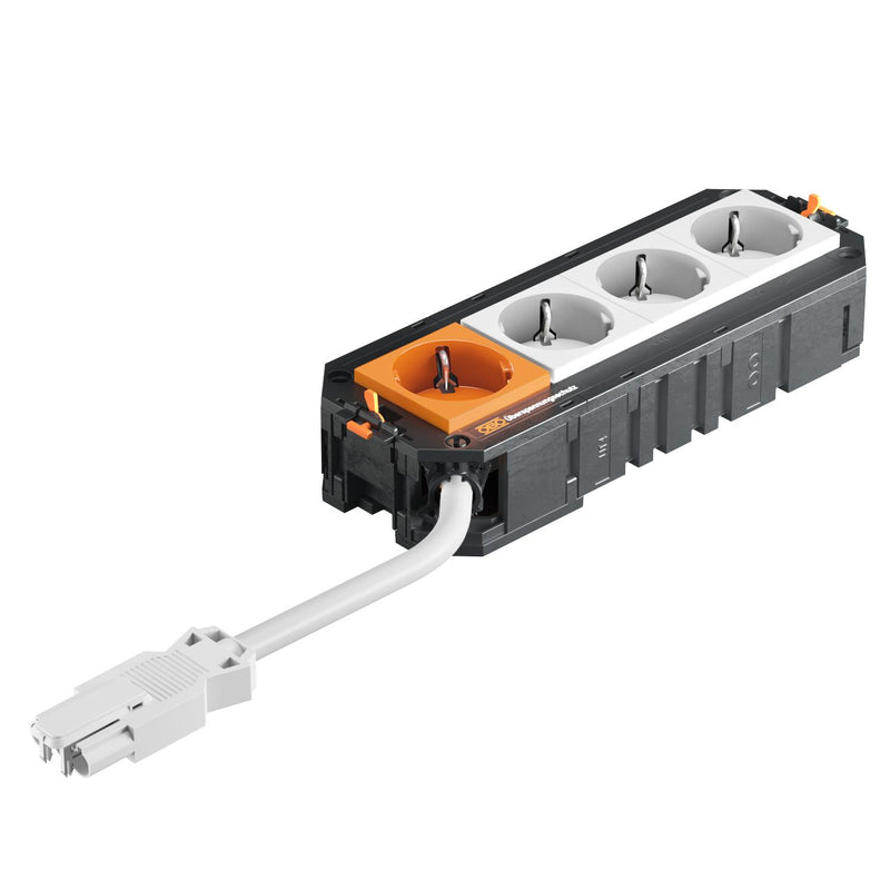 OBO Bettermann - Gerätebecher/Geräteträger für Unterflursystem Universalträger Connect UTC4 G W3OR1 Ü m. Wieland Stecksys