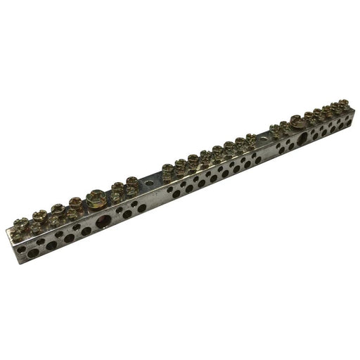 Erico - Potentialausgleich-Schiene Erd.-/N-Leit.Sammelschiene EBD44AL dopp. 44Abg.Verz.Alu − 10 Stück