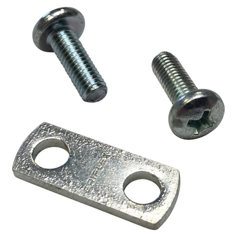 Erico - Zubehör/Ersatzteile für Sammelschienen Clips und Schrauben Set KIT-EBC133-15 10 Cl. +20 Schrauben − 10 Stück