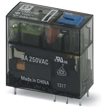 Phoenix Contact - Schaltrelais Einzelrelais RELMR-110DC21-21AUMS 2 Wechsler − 10 Stück