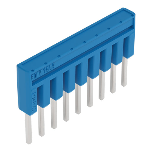 WAGO - Querverbinder/Brücker für Reihenklemme Kammbrücker, isoliert 2000-409/000-006 9-fach, blau − 25 Stück