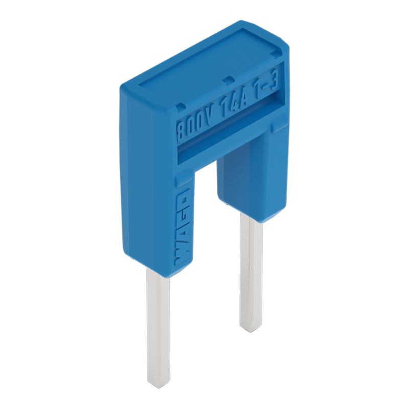 WAGO - Querverbinder/Brücker für Reihenklemme Kammbrücker, isoliert 2000-433/000-006 von 1 auf 3, blau − 25 Stück