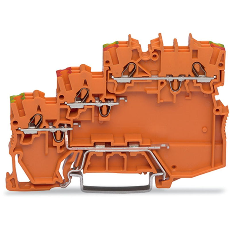 WAGO - Initiator/Aktor-Reihenklemme 3-Leiter-Aktorenkemme 2000-5377/101-000 für NPN-(minus) − 15 Stück