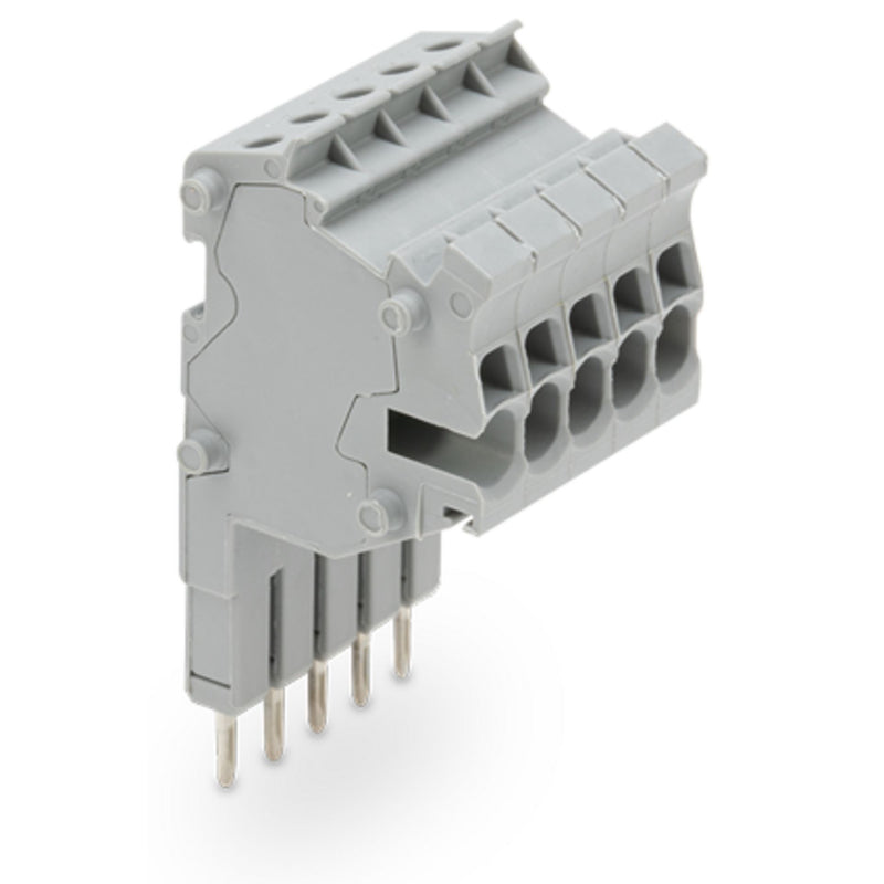 WAGO - Reihenklemmen-Steckadapter Steckverbinderleiste 2001-555 − 10 Stück