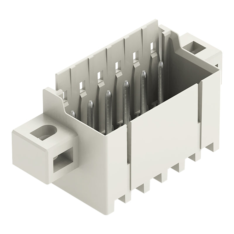 WAGO - Leiterplattensteckverbinder THR-Stiftleiste Lötstift 2091-1406/205-000 1,0mm,gerade,lgr − 100 Stück