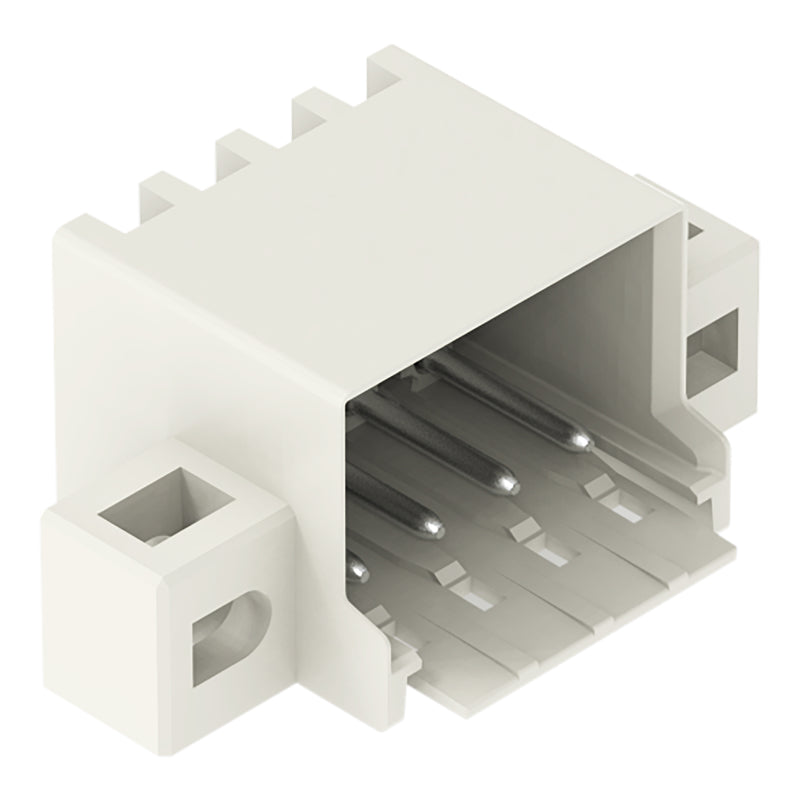 WAGO - Leiterplattensteckverbinder THT-Stiftleiste Lötstift 2091-1424/005-000 1,0mm,abgew.,llgr − 200 Stück
