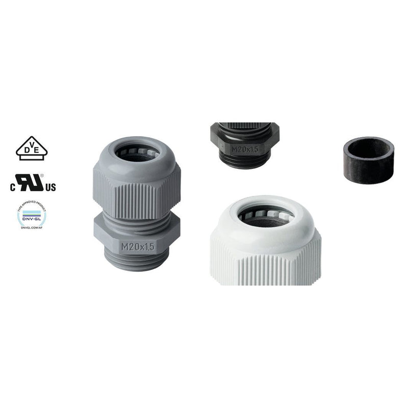 Jacob - Kabelverschraubung 50.616 PA 7035L langem Gew. M16x1,5
