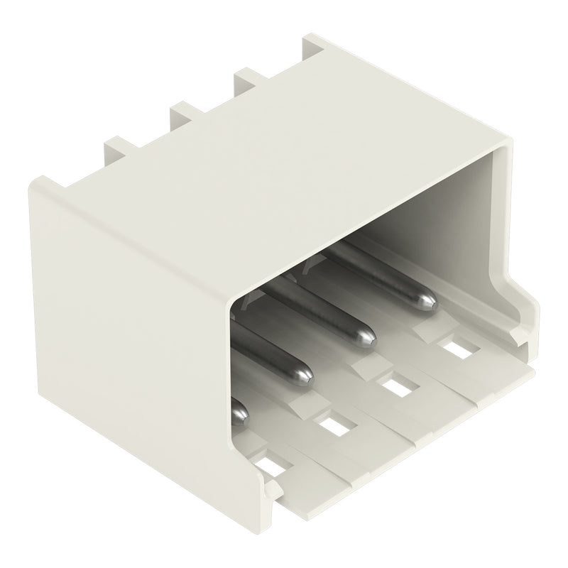 WAGO - Leiterplattensteckverbinder THT-Stiftleiste Lötstift 2092-1424 1,4mm,abgew.,llgr − 200 Stück