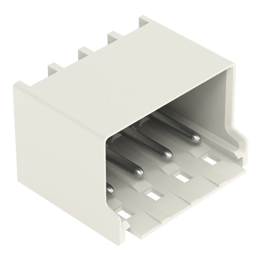 WAGO - Leiterplattensteckverbinder THT-Stiftleiste Lötstift 2092-1424 1,4mm,abgew.,llgr − 200 Stück