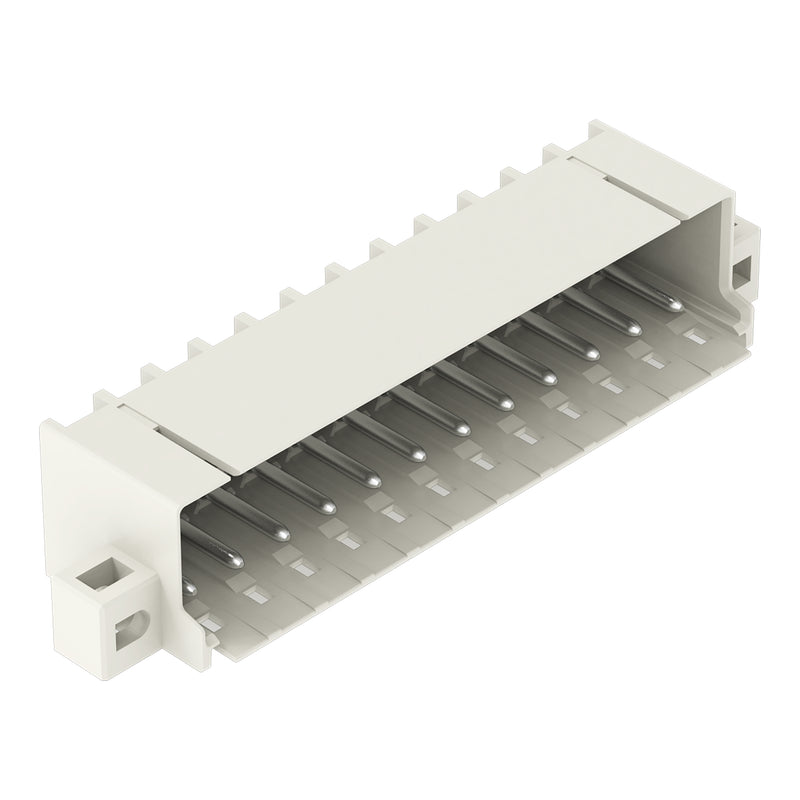 WAGO - Leiterplattensteckverbinder THT-Stiftleiste Lötstift 2092-1432/005-000 1,4mm,abgew.,llgr − 100 Stück