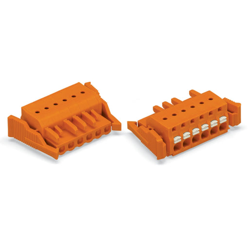WAGO - Kabelsteckverbinder für Leiterplattensteckverbinder 1-Leiter-Federleiste 2231-311/037-000 Push-inCAGECLAMP,or − 25 Stück
