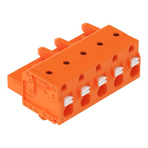 WAGO - Kabelsteckverbinder für Leiterplattensteckverbinder 1-Leiter-Federleiste 2231-705/008-000 Push-inCAGECLAMP,or − 50 Stück