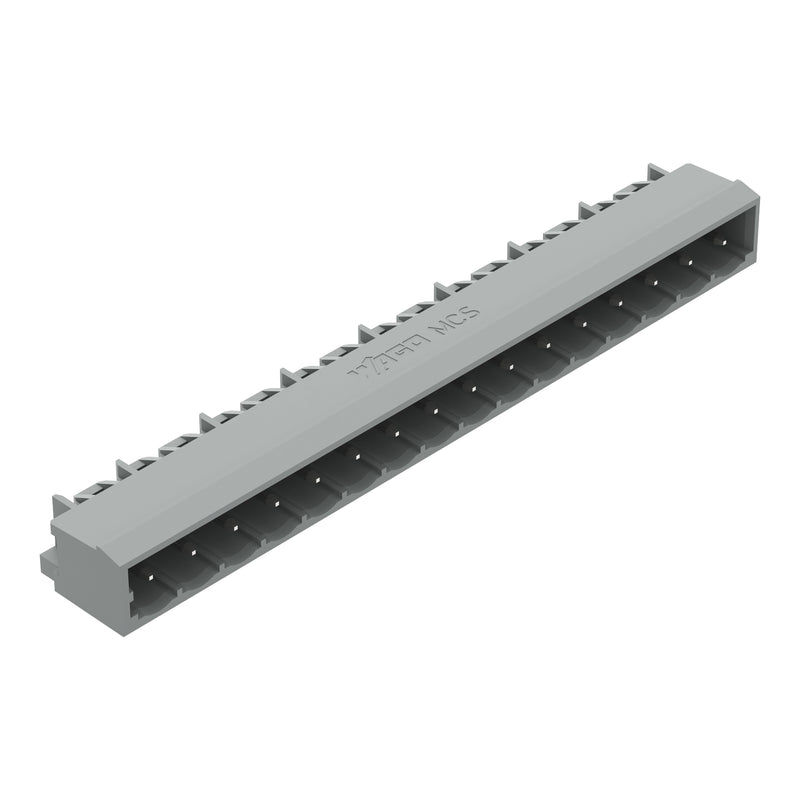 WAGO - Leiterplattensteckverbinder THT-Stiftleiste Lötstift 231-446/001-000 1,0x1,0,abgew.,gr − 50 Stück