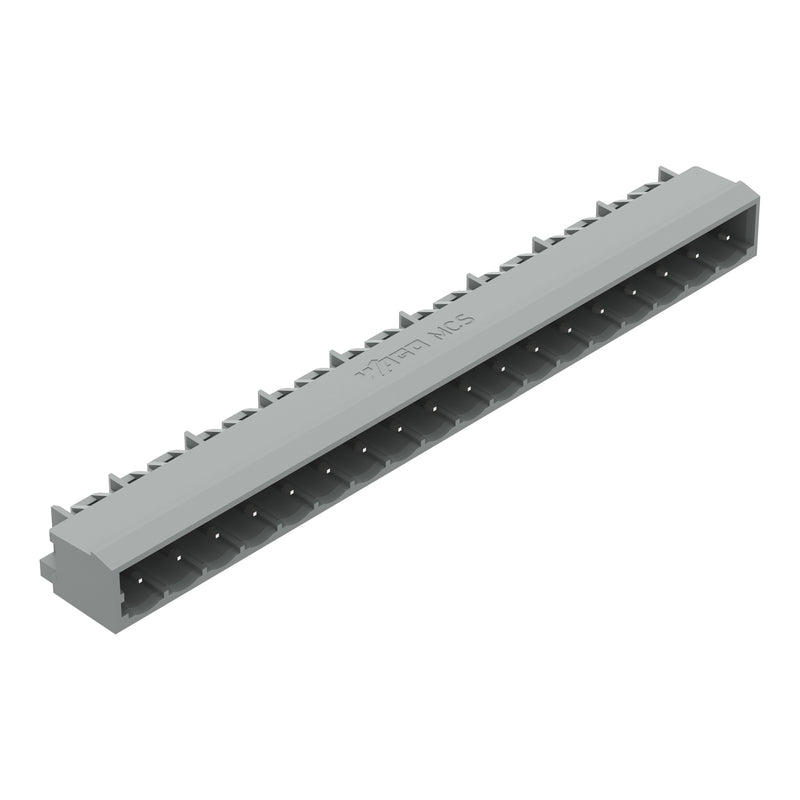 WAGO - Leiterplattensteckverbinder THT-Stiftleiste Lötstift 231-448/001-000 1,0x1,0,abgew.,gr − 50 Stück
