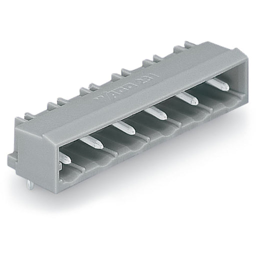 WAGO - Leiterplattensteckverbinder THT-Stiftleiste Lötstift 231-868/001-000 1,2x1,2,abgew.,gr − 50 Stück