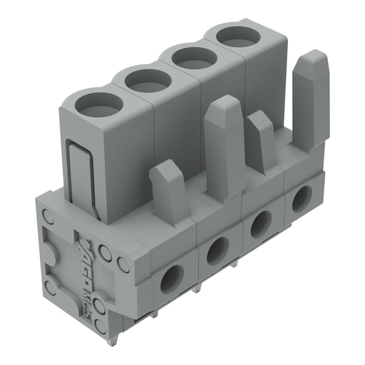 WAGO - Leiterplattensteckverbinder THT-Federleiste 232-134 Lötstift 0,6x1mm 4-p − 100 Stück
