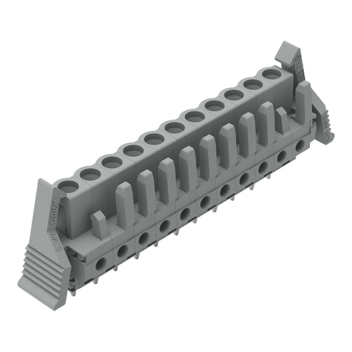 WAGO - Leiterplattensteckverbinder THT-Federleiste gerade 232-141/039-000 Rastermaß 5mm,grau − 25 Stück