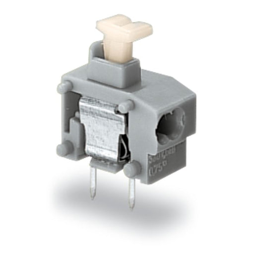WAGO - Leiterplattenklemme 2LeiterLeiterplattenklemme 235-551/331-000 Drücker,0,75mm²,grau − 100 Stück