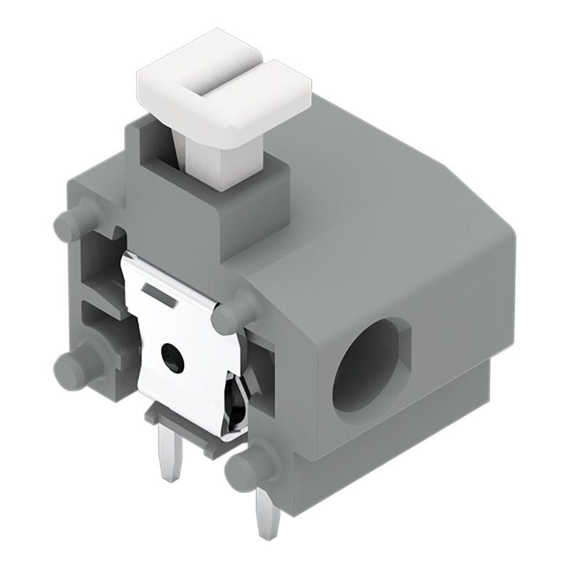 WAGO - Leiterplattenklemme Anreihbare Leiterplattenk. 235-762/331-000 Drücker,1,5mm²,dgr − 100 Stück
