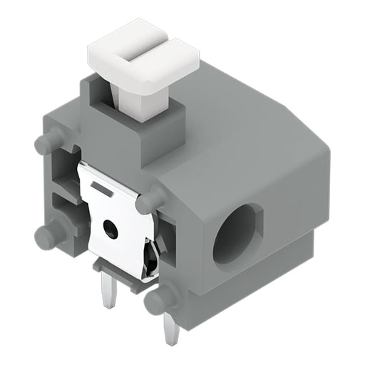 WAGO - Leiterplattenklemme Anreihbare Leiterplattenk. 235-762/331-000 Drücker,1,5mm²,dgr − 100 Stück