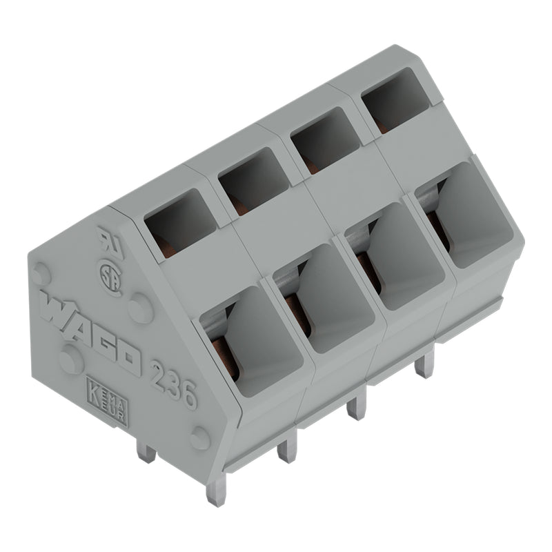 WAGO - Leiterplattenklemme 236-424/000-009/999- 2,5mm² − 10 Stück