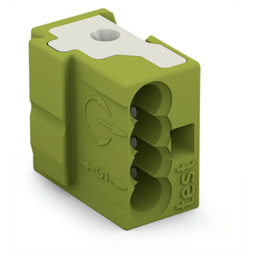WAGO - Leiterplattenklemme 4-Leiter-Federleiste 243-724 PUSHWIRE,0,8mm,hgn − 400 Stück