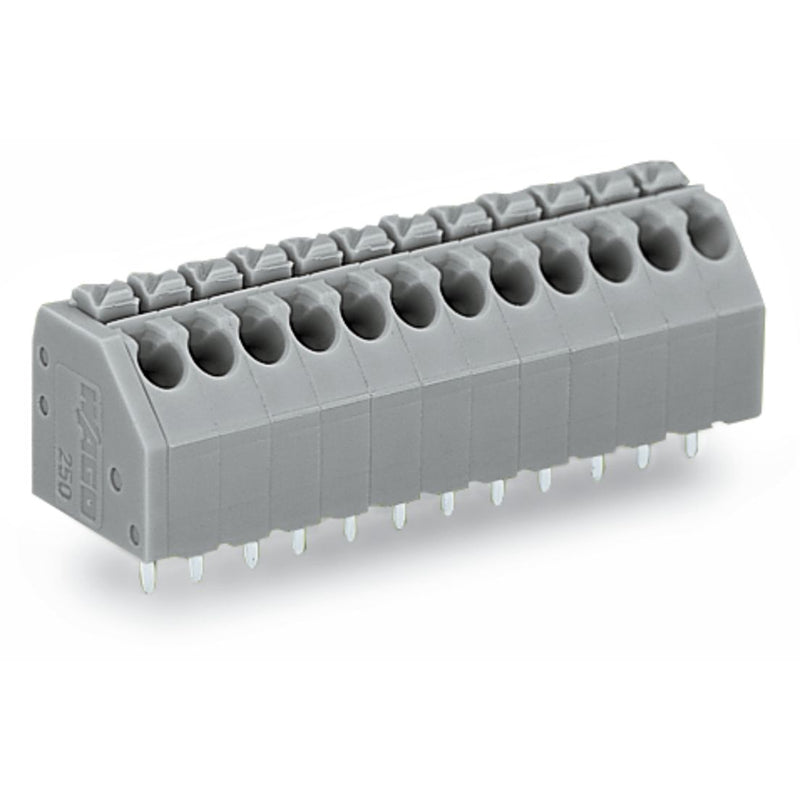 WAGO - Leiterplattenklemme 250-110/000-005 Drücker,1,5mm²,rot − 30 Stück