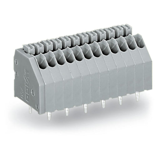 WAGO - Leiterplattenklemme 250-1403/000-012 Drücker,0,5mm²,or − 130 Stück
