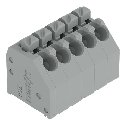 WAGO - Leiterplattenklemme 250-203/000-006 Drücker,1,5mm²,blau − 100 Stück
