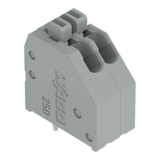 WAGO - Leiterplattenklemme 250-409/000-006 Drücker,0,5mm²,blau − 50 Stück