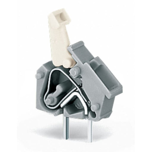 WAGO - Leiterplattenklemme Anreihbare Leiterplattenk. 256-743/332-000/999- Drücker,2,5mm²,lgr − 100 Stück