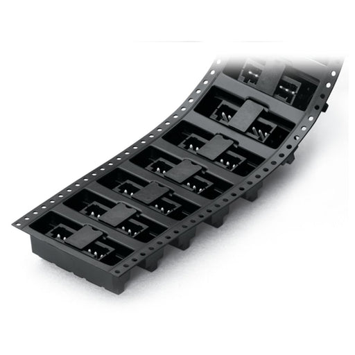 WAGO - Leiterplattensteckverbinder THR-Stiftleiste Lötstift 733-337/105-604/997- 0,8x0,8,gerade,sw − 290 Stück