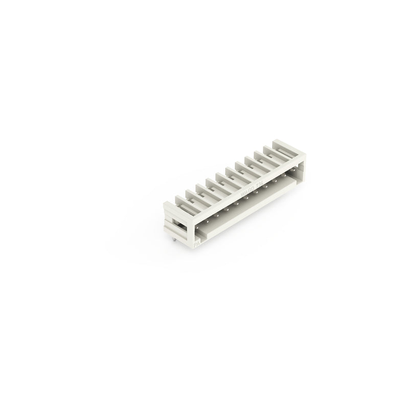 WAGO - Leiterplattensteckverbinder THT-Stiftleiste Lötstift 734-171 1,0x1,0,abgew.,lgr − 100 Stück