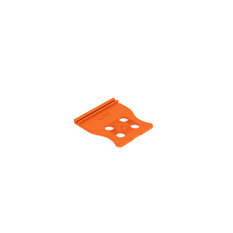 WAGO - Zubehör/Ersatzteile für Klemmen Zugentlastungsplatte 734-229 25mm breit,orange − 25 Stück