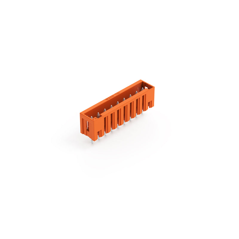 WAGO - Leiterplattensteckverbinder THT-Stiftleiste Lötstift 734-239 1,0x1,0,gerade,or − 100 Stück
