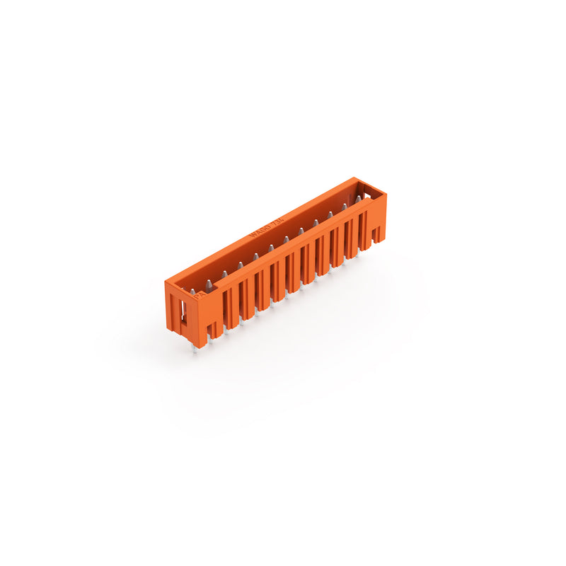 WAGO - Leiterplattensteckverbinder THT-Stiftleiste Lötstift 734-242 1,0x1,0,gerade,or − 100 Stück