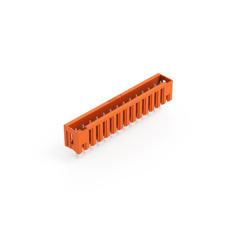 WAGO - Leiterplattensteckverbinder THT-Stiftleiste Lötstift 734-244 1,0x1,0,gerade,or − 100 Stück