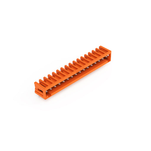 WAGO - Leiterplattensteckverbinder THT-Stiftleiste Lötstift 734-276 1,0x1,0,abgew.,or − 50 Stück