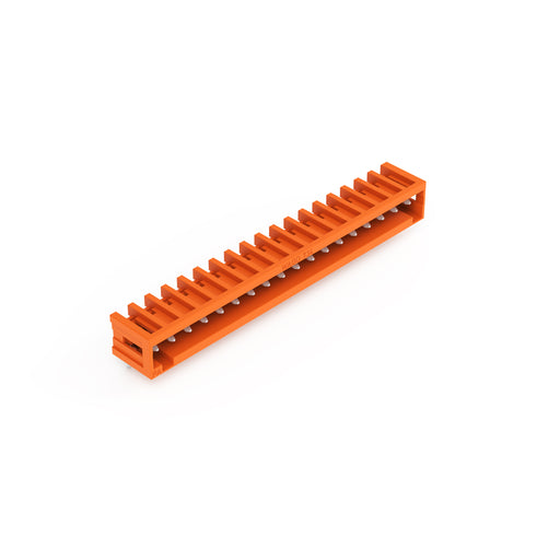 WAGO - Leiterplattensteckverbinder THT-Stiftleiste Lötstift 734-278 1,0x1,0,abgew.,or − 50 Stück
